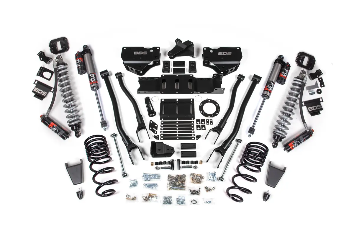 4 Inch Lift Kit W/ 4-Link | Fox 2.5 Coil-Over Conversion - Performance Elite | Ram 2500 (19-24) 4Wd | Diesel 1