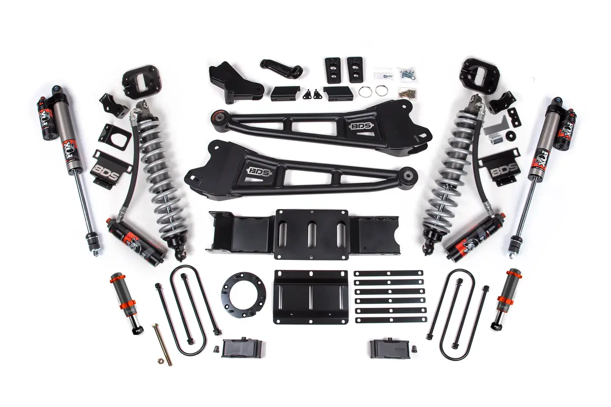 4 Inch Lift Kit W/ Radius Arm | Fox 2.5 Coil-Over Conversion - Performance Elite | Ram 3500 (19-24) 4Wd | Diesel 2