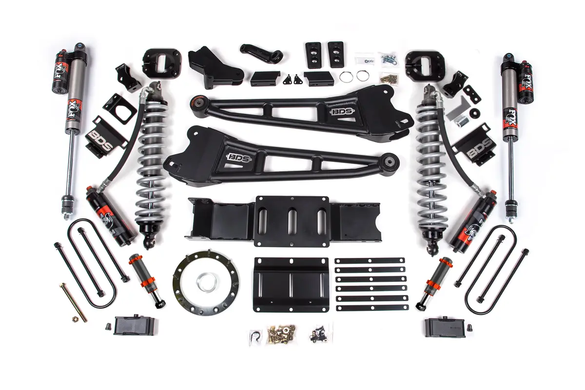 Performance Elite 4" Radius Arm Lift Kit Featuring FOX 2.5 Coil-Over Shocks — Designed for 2019–2024 Ram 3500 4WD Diesel Trucks - Image 4
