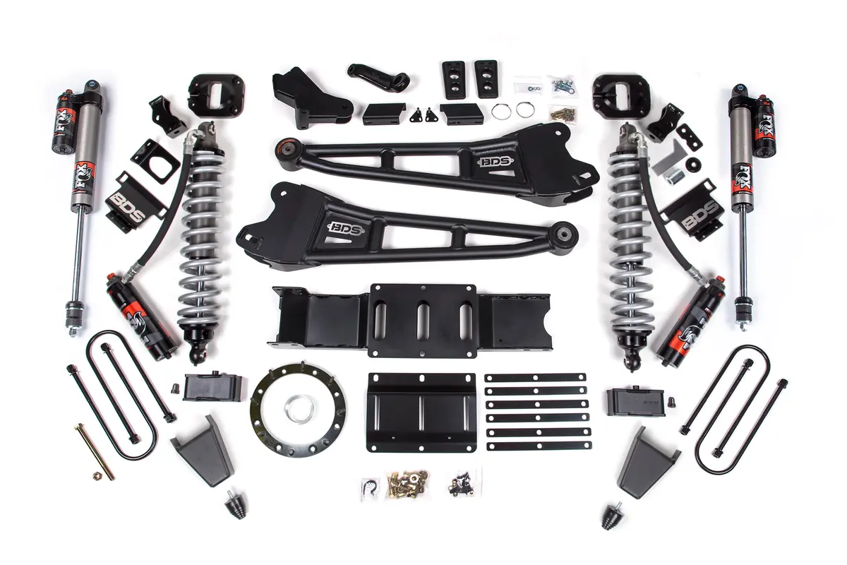 Performance Elite 4" Radius Arm Lift Kit Featuring FOX 2.5 Coil-Over Shocks — Designed for 2019–2024 Ram 3500 4WD Diesel Trucks - Image 3
