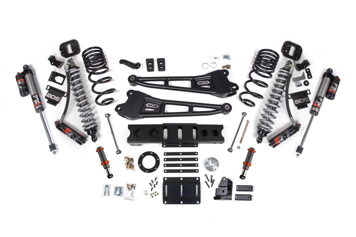4 Inch Lift Kit W/ Radius Arm | Fox 2.5 Coil-Over Conversion - Performance Elite | Ram 2500 (14-18) 4Wd | Diesel 2
