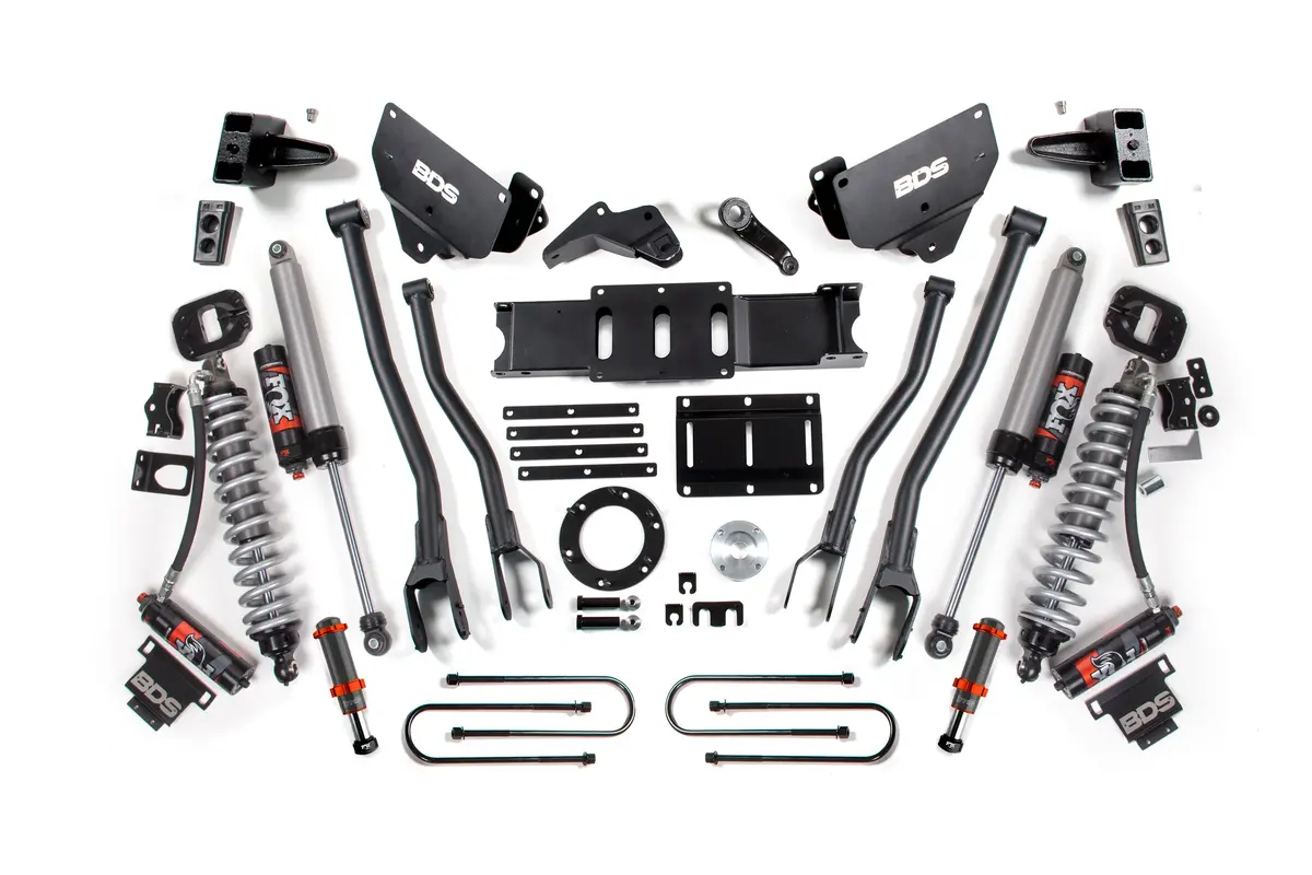 6 Inch Lift Kit W/ 4-Link | Fox 2.5 Coil-Over Conversion - Performance Elite | Ram 3500 (13-18) 4Wd | Diesel 3