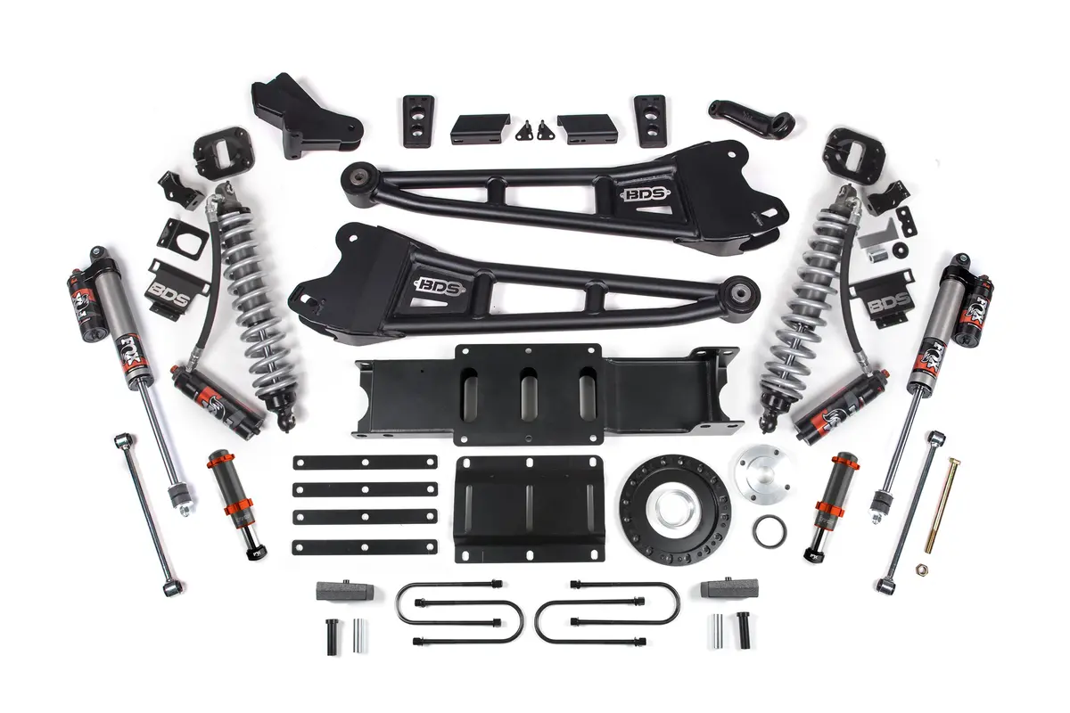 Performance Elite 4-Inch Lift Kit Featuring Radius Arms and FOX 2.5 Coil-Over Shocks — Compatible with 2013–2018 Ram 3500 4WD Diesel Models - Image 2