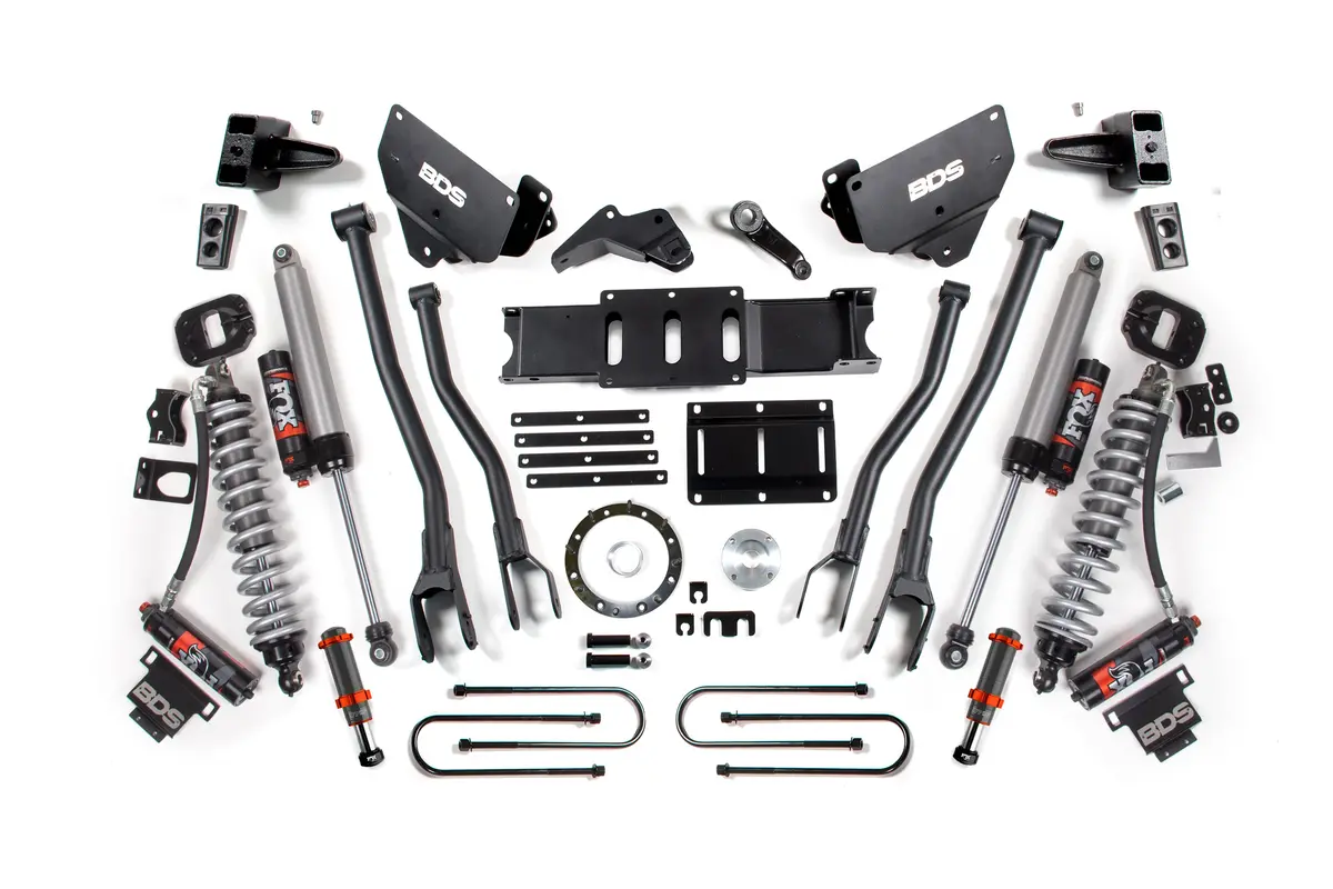 6 Inch Lift Kit W/ 4-Link | Fox 2.5 Coil-Over Conversion - Performance Elite | Ram 3500 (13-18) 4Wd | Diesel 4