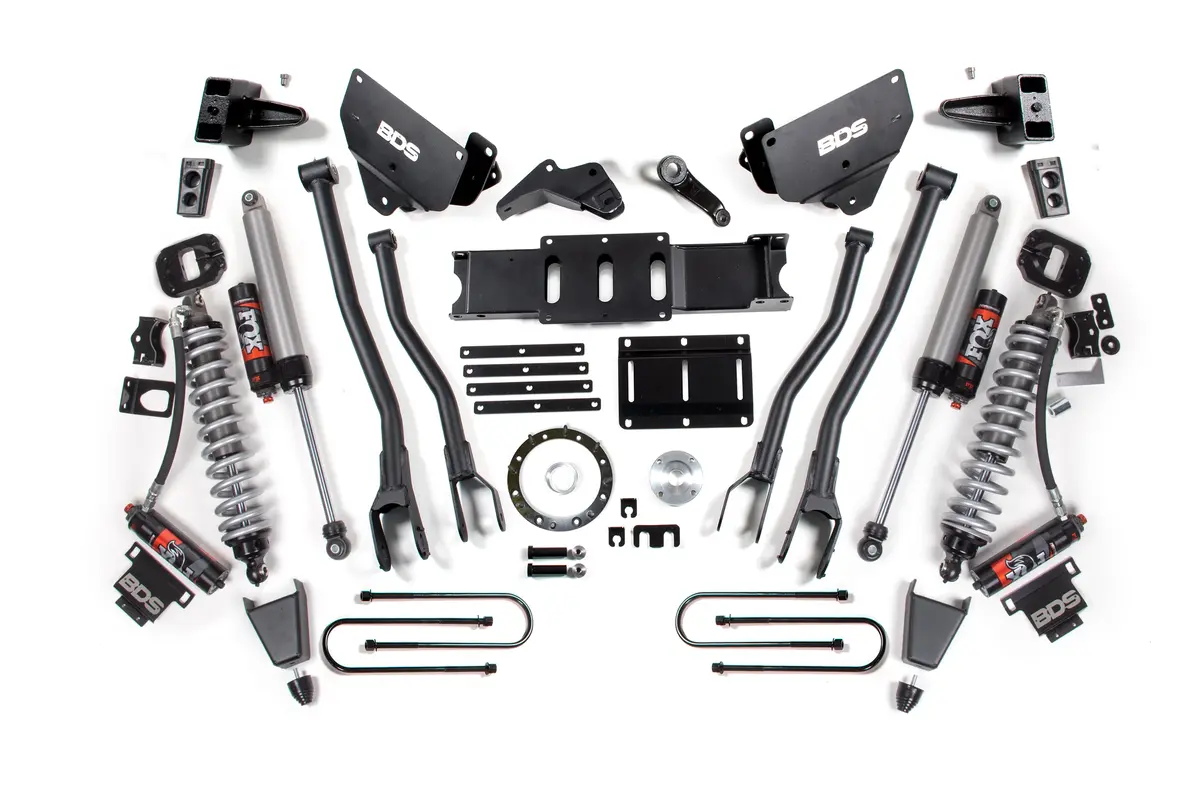6 Inch Lift Kit W/ 4-Link | Fox 2.5 Coil-Over Conversion - Performance Elite | Ram 3500 (13-18) 4Wd | Diesel 4