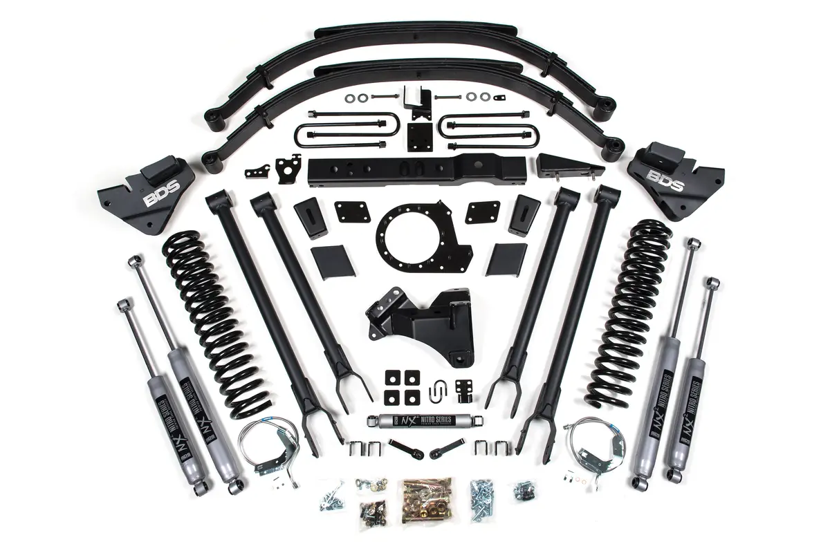 8 Inch Lift Kit | 4-Link Conversion | Ford F250/F350 Super Duty (17-19) 4Wd | Diesel 2
