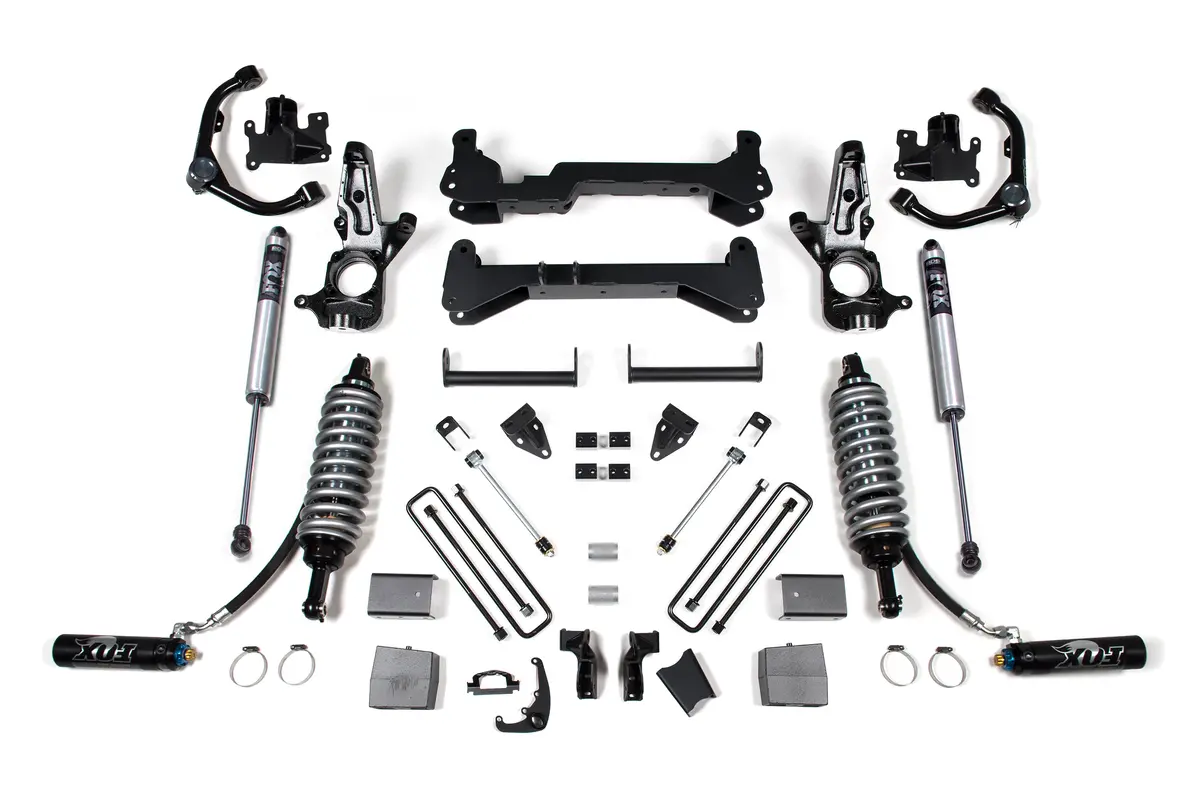 7 Inch Lift Kit | Fox 2.5 Coilover Conversion | Chevy Silverado Or Gmc Sierra 2500Hd (01-10) 2Wd 1