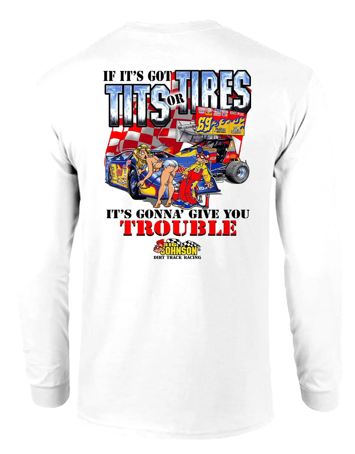 Tits Or Tires - Dirt Track, Adult Ls 1
