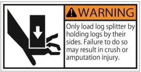 (Br002310) Decal - Warning Crush Injury 1