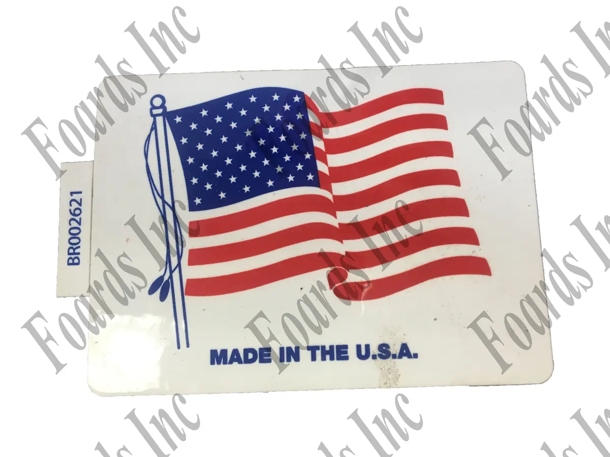 (Br002621) Decal - Made In The Usa (797158) 1