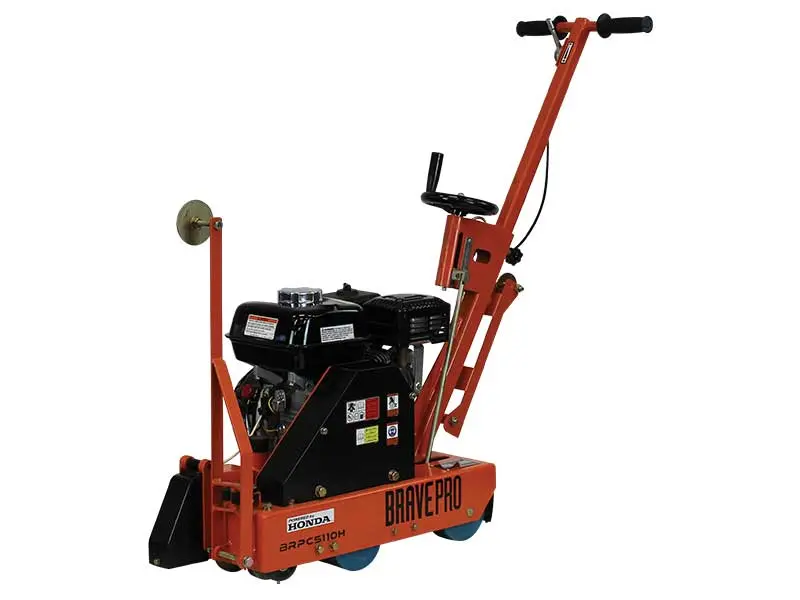Bravepro Green Concrete Saw W/ Honda Gx200 (Brpcs110h) 1