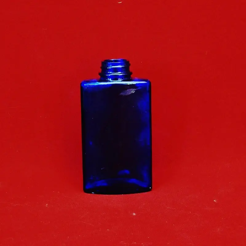 Cobalt Blue Talcum Powder Bottle 1