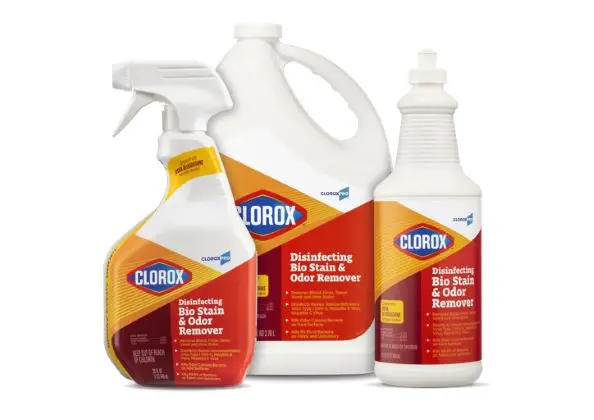 Disinfecting Bio Stain And Odor Remover, Fragranced, 32 Oz Spray Bottle, 9/Ct 1