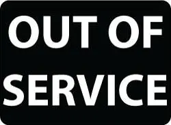 Mtr Out Of Service Magnet - 1 Pair 1
