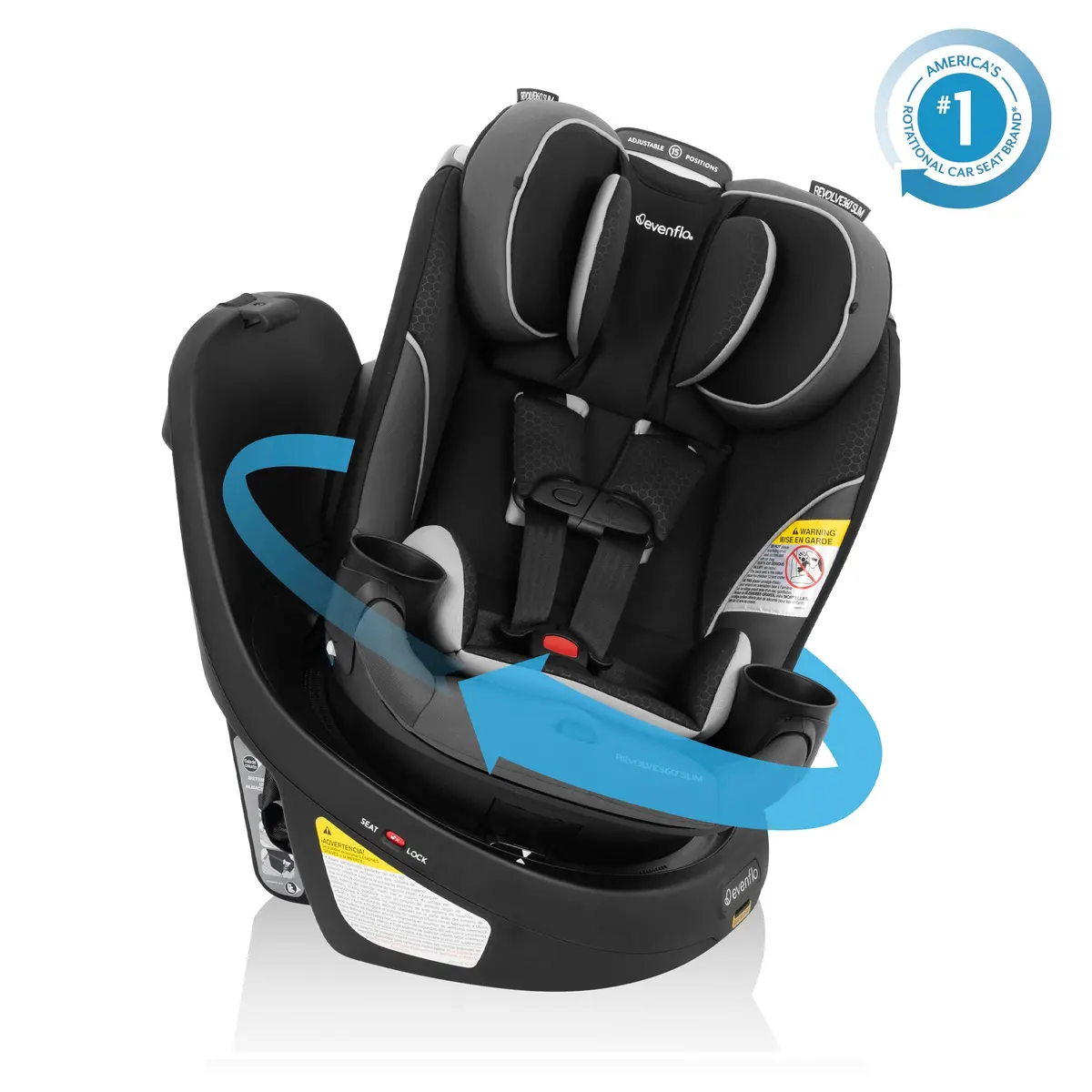 Revolve360 Slim 2-In-1 Rotating Car Seat 1
