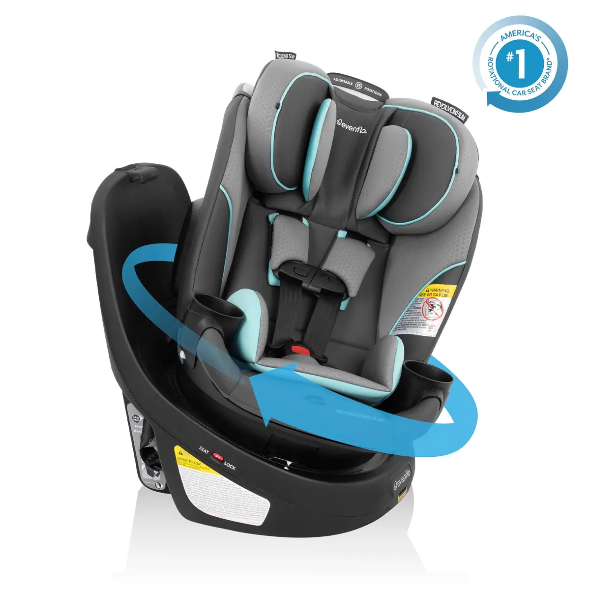 Revolve360 Slim 2-In-1 Rotating Car Seat 2
