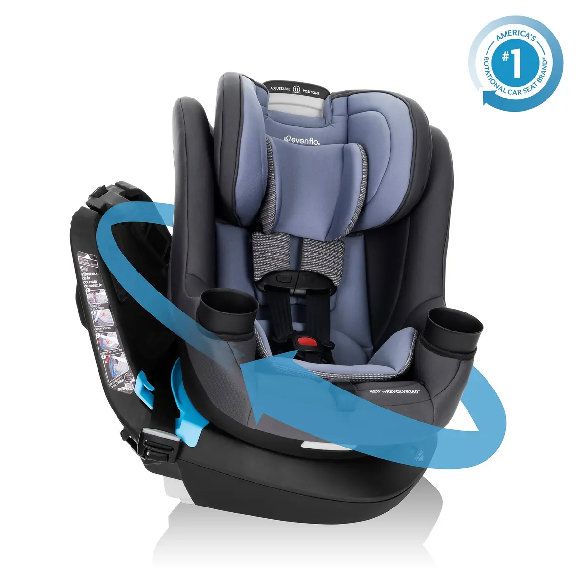 Reo By Revolve360 Rotating Convertible Car Seat 1