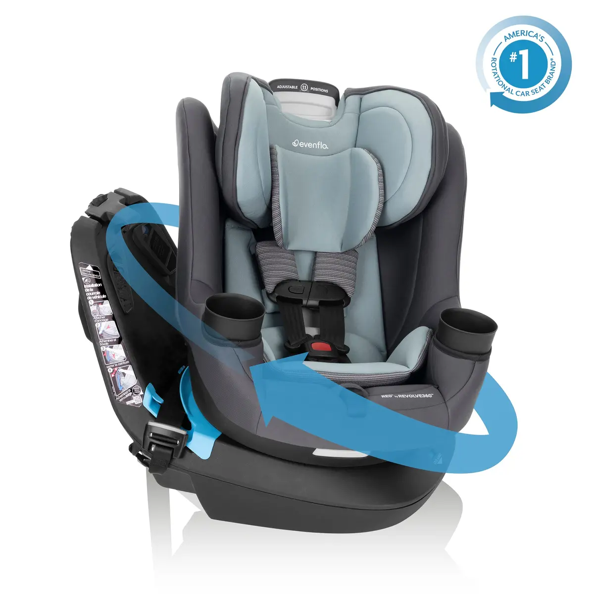 Reo By Revolve360 Rotating Convertible Car Seat 3