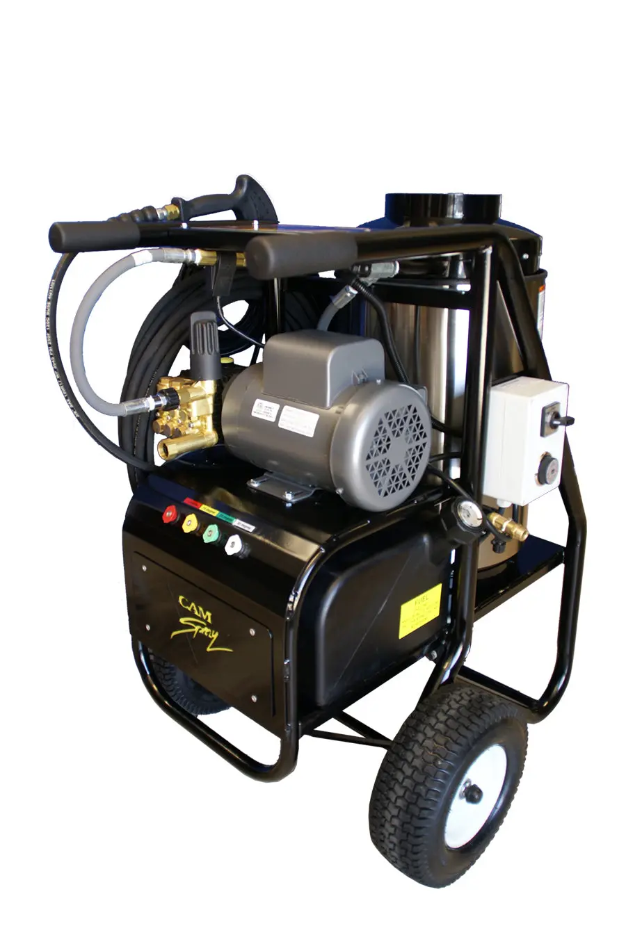 Portable Diesel Fired Electric Powered 2 Gpm, 1450 Psi Hot Water Pressure Washer 1