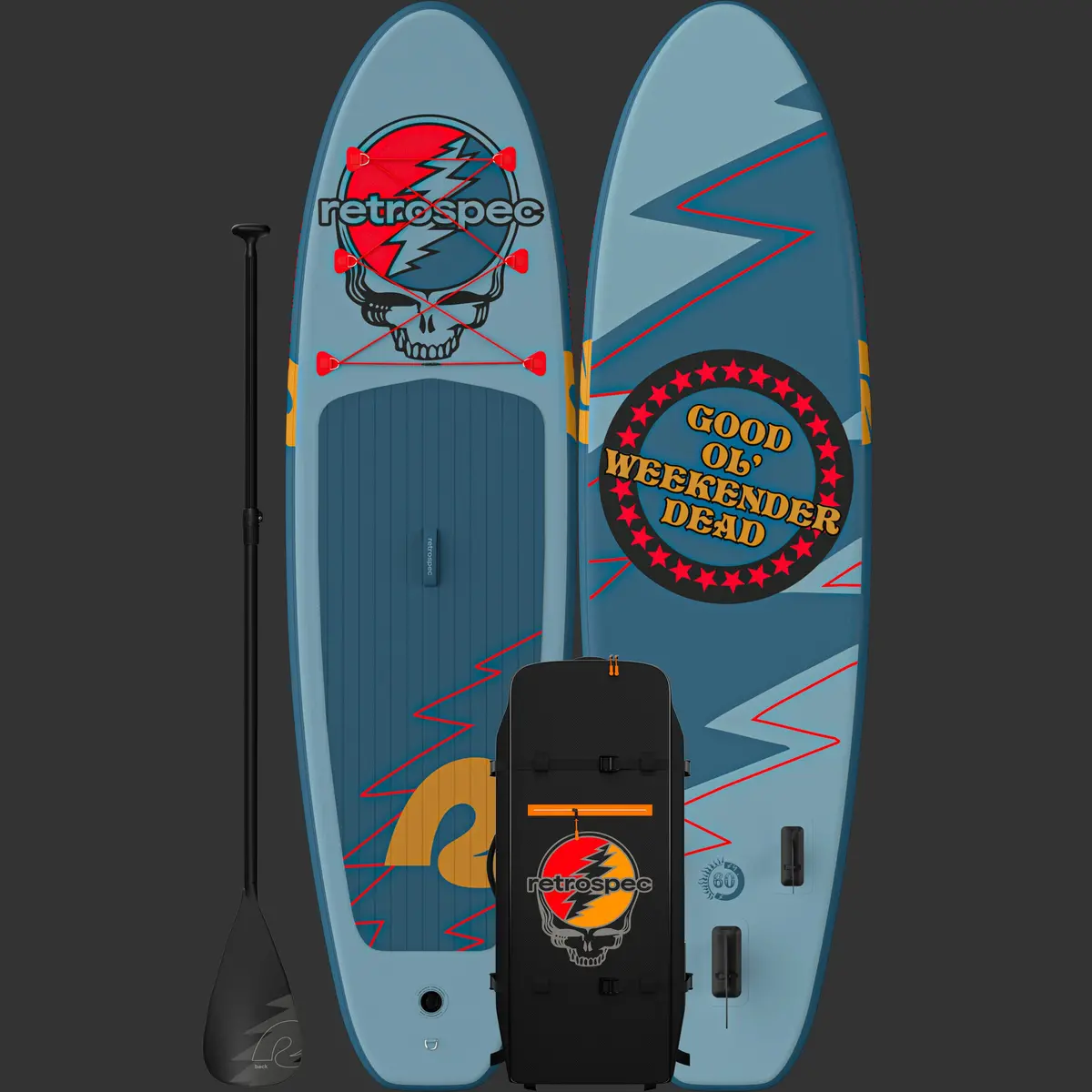 Grateful Dead Weekender Inflatable Stand Up Paddle Board 10’6” 1