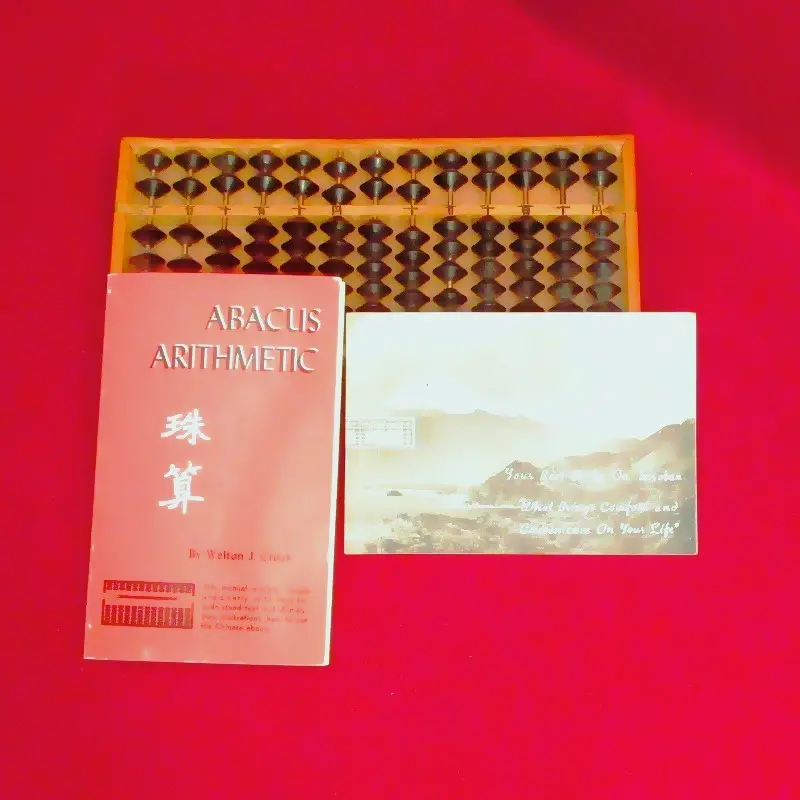 Japanese Wooden 13 Digits Abacus 1