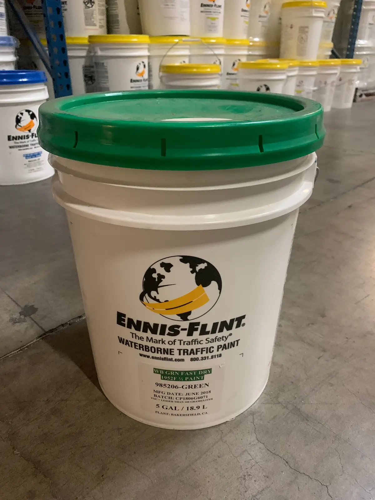 Paint Green Fast Dry 5 Gal 1