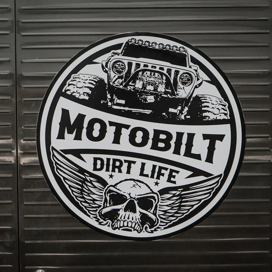 Motobilt Dirt Life Sticker - 16" 1
