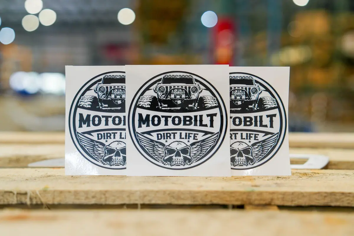Motobilt Dirt Life 4-Inch Premium Vinyl Sticker 1