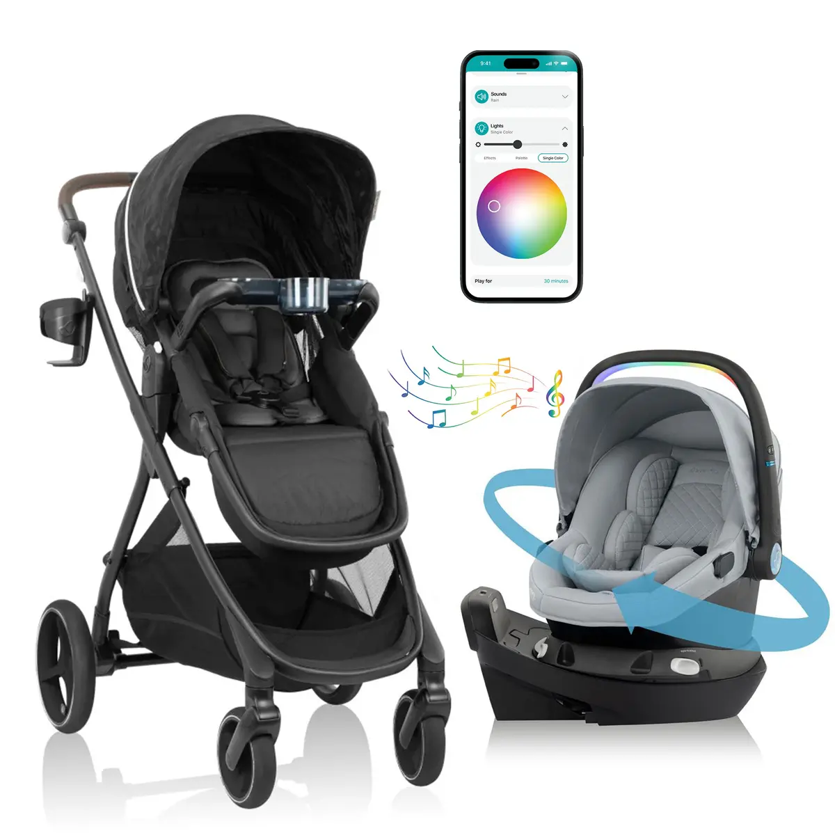 Build Your Own Travel System! Custom Shyft Inutiti+ Stroller & Revolve180 Litemax Nxt Bundle 3