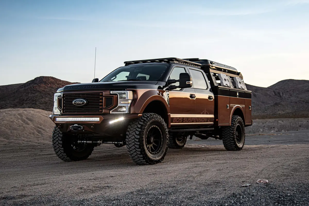 5 Inch Lift Kit W/ 4-Link | Ford F250/F350 Super Duty (20-22) 4Wd | Diesel 5