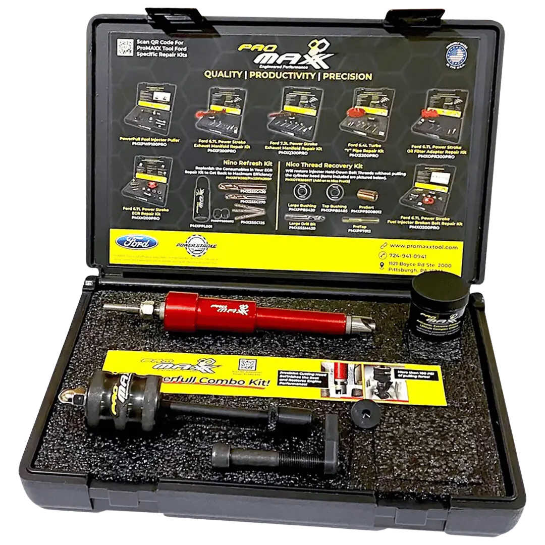 Ford 6.7L Power Stroke Fuel Injector Seal & Puller Combo Kit 1