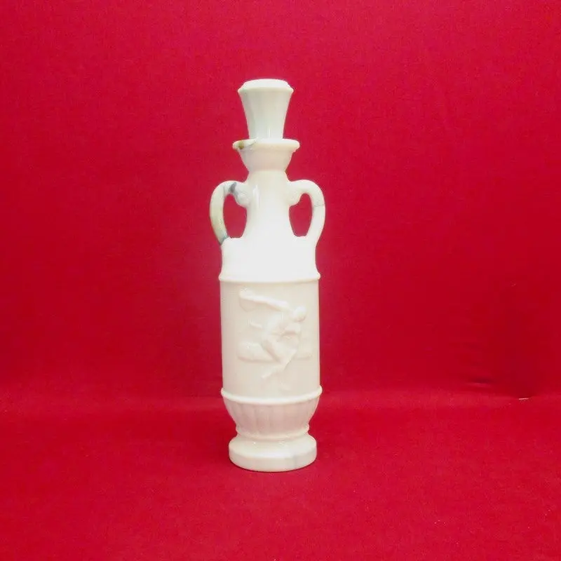 Jim Beam White Marble Decanter 1