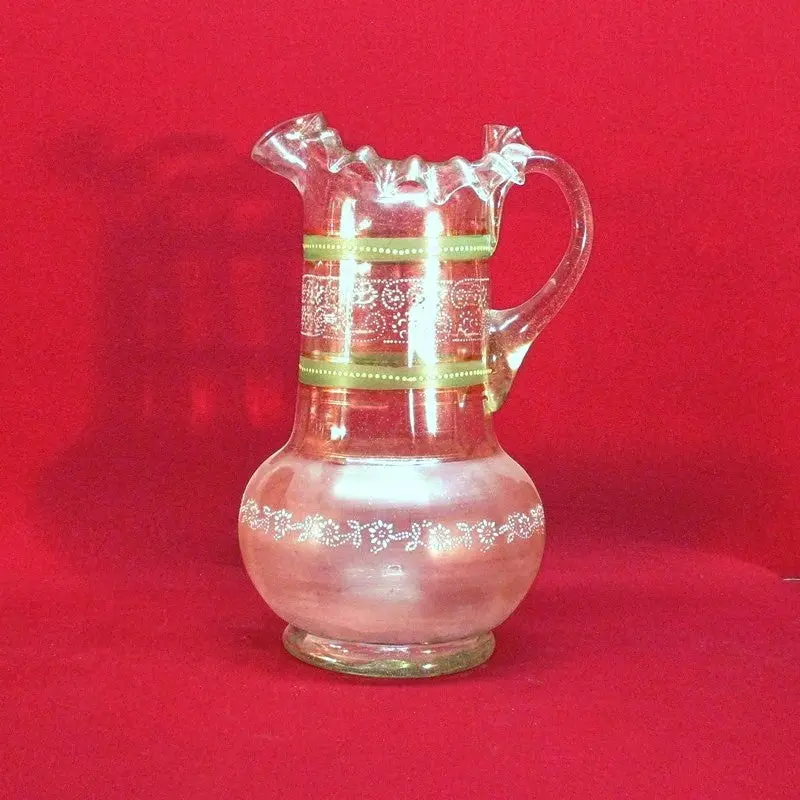 Victorian Era Blown Glass Pitcher 1