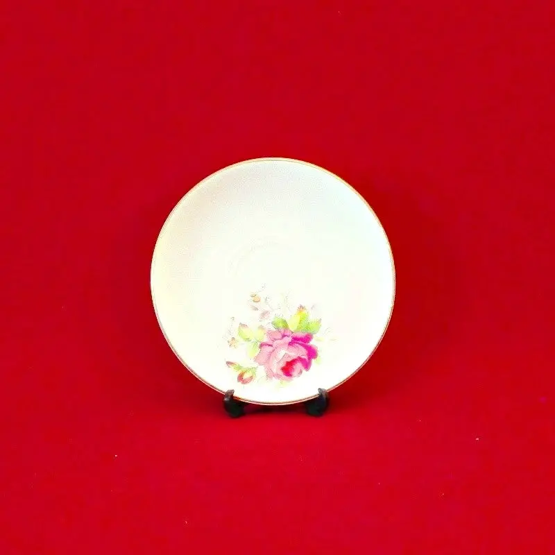Gabor Saucer Red Roses With Gold Trim 1