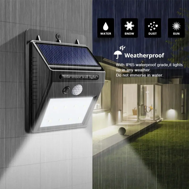 100 Led Outdoor Solar Security Light 1