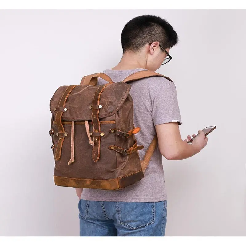 Perfect School College Canvas Daypack 1