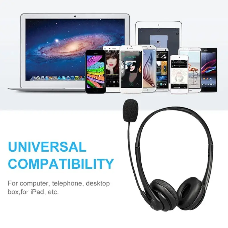 Telephone Microphone Headset W/ Cable 1