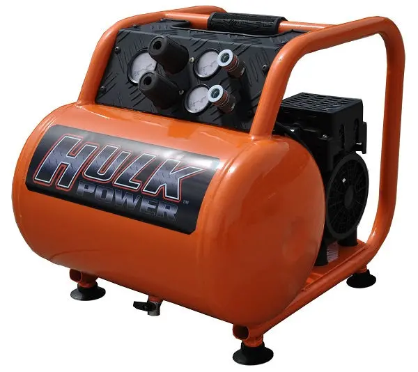 Emax Hulk 5.29 Cfm 5 Gallon Portable "Silent" Air Compressor W/ 1.5Hp, 115V, 8Amp Motor (Hp15p005ss) 1