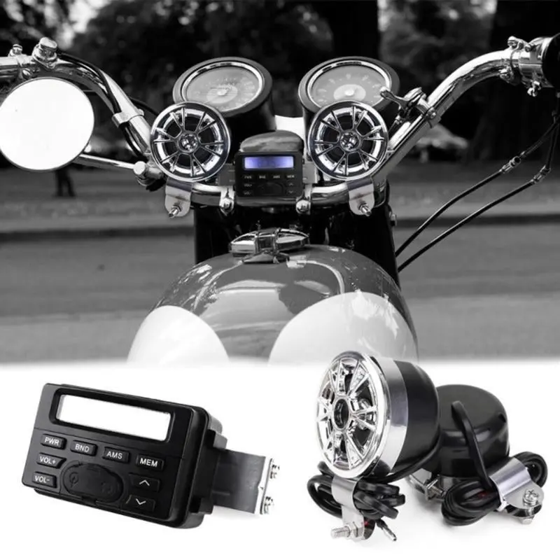 Motorcycle Handlebar Audio System 1