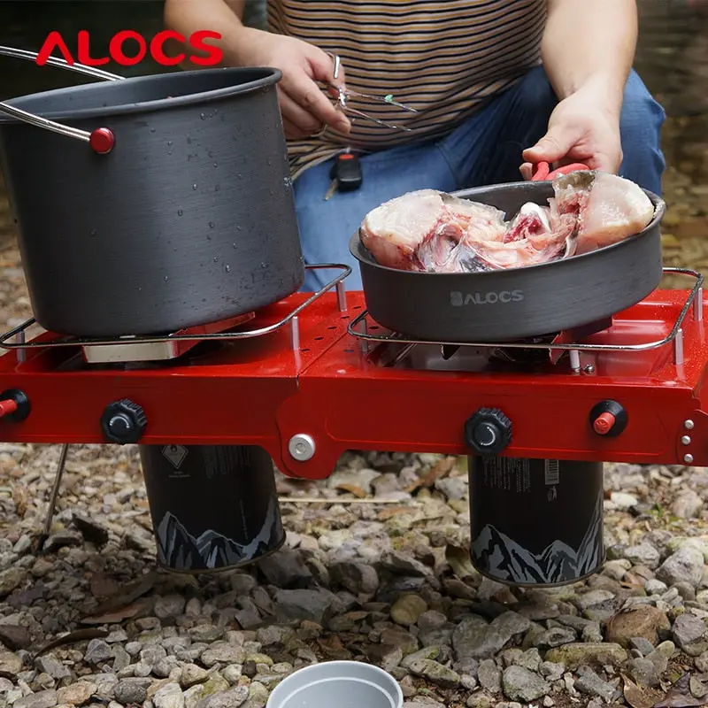 Double Burner Portable Camping Stove 1