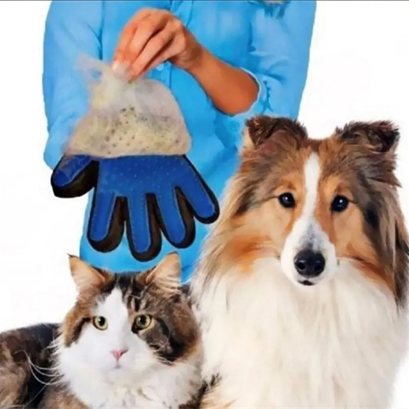 Hair De-Shedding Grooming Glove 1
