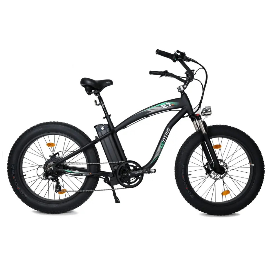 Ecotric Hammer, (Ul Certified Edition) Fat Tire Beach/Snow - 750 Watt, 48V 1
