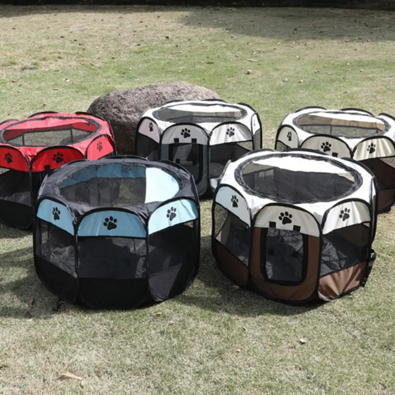 Portable Octagon Folding Pet Playpen 1