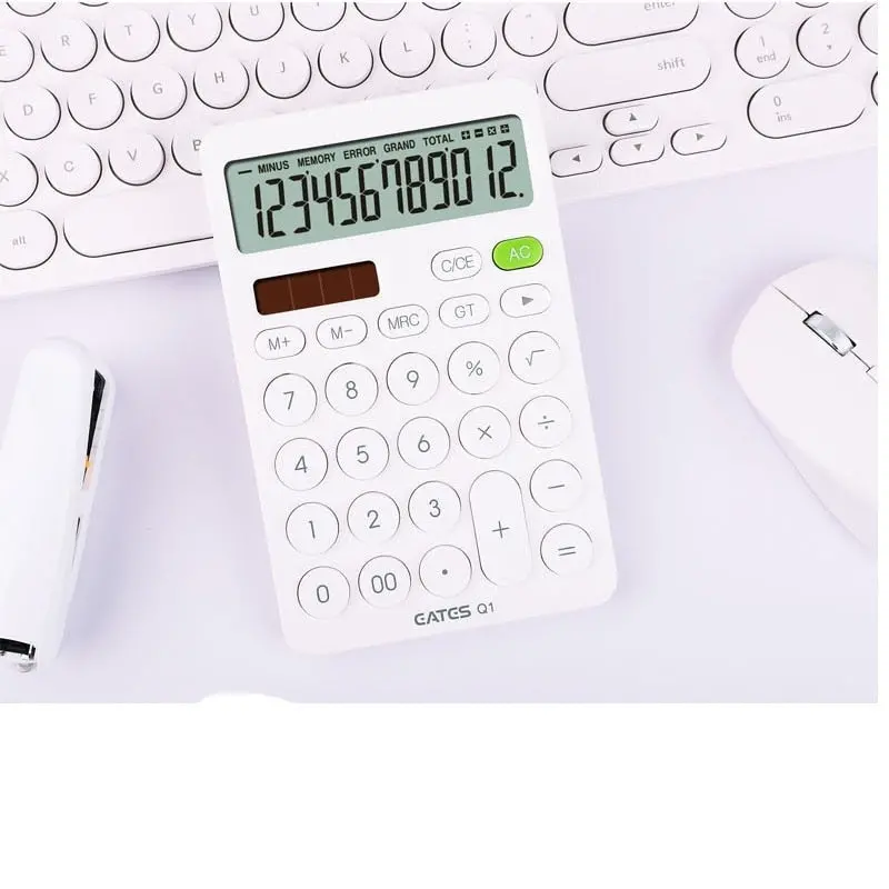 Large Button 12 Digit Desk Calculator 1