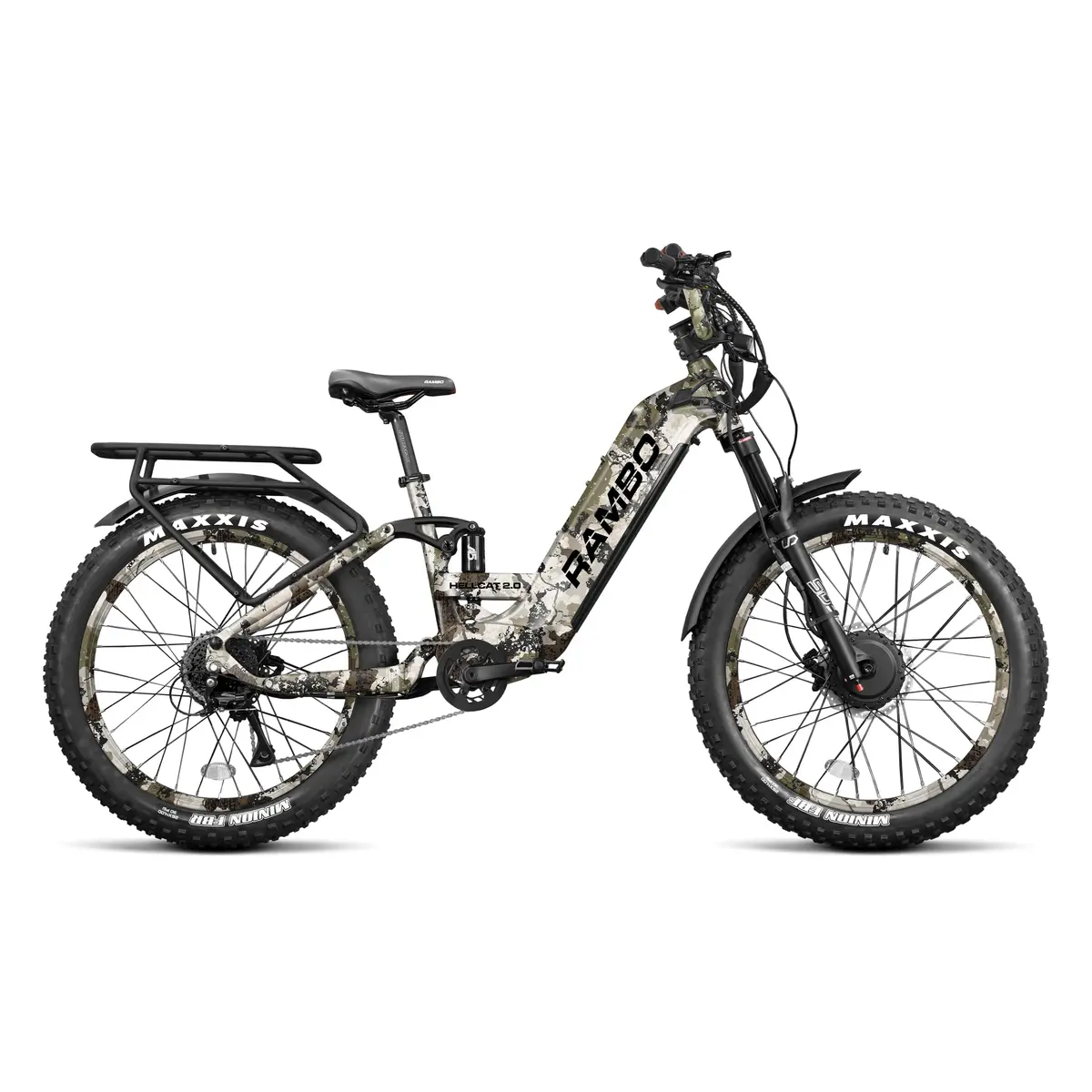 Rambo Hellcat 2.0 Fs All-Wheel Drive Electric Hunting Bike 3