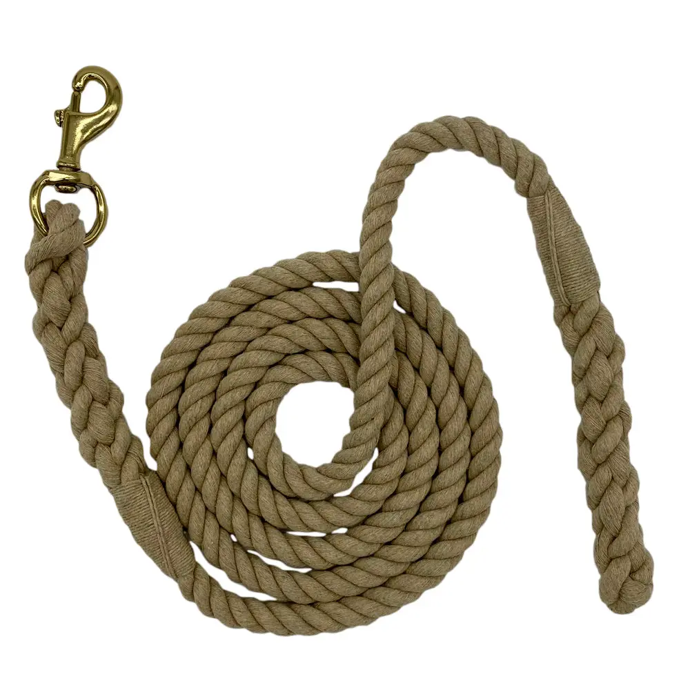 Handmade Hemp Horse Lead 1