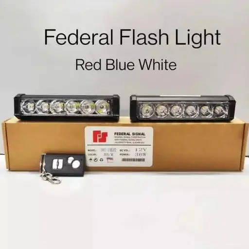 3 In 1 Remote Control Fedral Flasher (Wireless Remote) 1