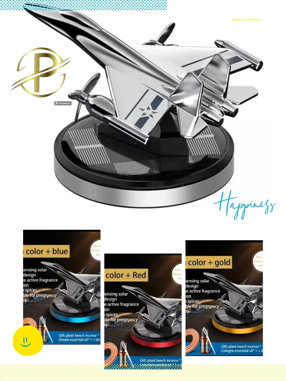 Car Air Freshener Fighter Aeroplane Perfume 1