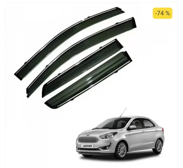 Chrome Line Door Visor For Ford Figo Aspire 1