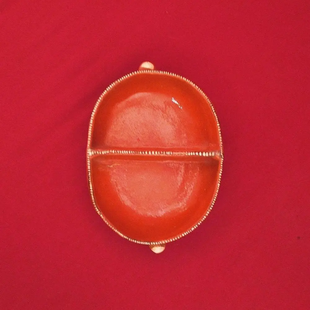 Mexican Terracotta Divided Dish 1